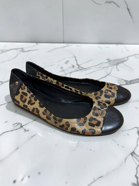Coach Chelsea Ocelot Leopard Ballet Flats